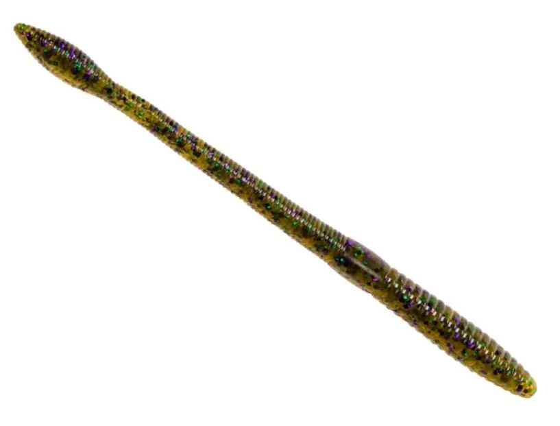 Expediere rapidă Naluca Strike King KVD Perfect Plastics Finesse Worm, Candy Craw, 12.7cm, 15buc/plic
