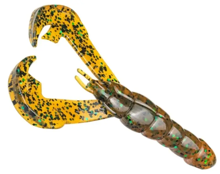 Creatura Strike King Rage Craw, Culoare Amber Green Black, 10cm, 7buc/plic Nu rata