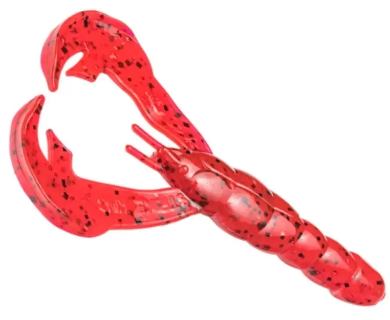 Calitate înaltă Creatura Strike King Rage Craw, Culoare Delta Red, 10cm, 7buc/plic