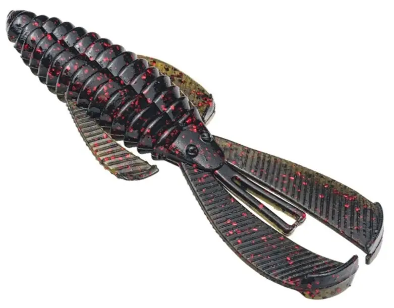 Ofertă specială Creatura Strike King Rage Bug, Culoare California Craw, 10cm, 7buc/plic