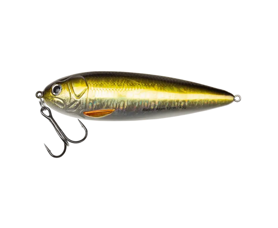 Oscilanta Abu Garcia Rattlin Atom , Culoare Golden Roach, 12cm, 45g Preț redus