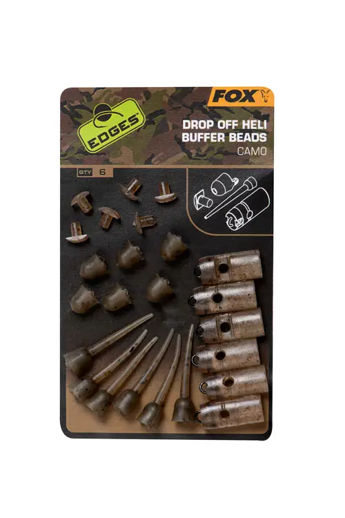 Vezi acum Kit Montura Tip Elicopter Edges FOX Drop Off Heli Buffer Bead, 4x6buc/plic CAC774