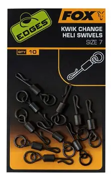 Agrafa Rapida Fox Edges Kwik Change Heli Swivels, 10buc/plic CAC700 Comandă acum