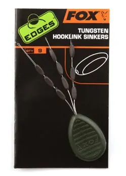 Retur ușor Opritoare Tungsten Fox Edges Mainline Sinkers, 9buc/plic CAC585