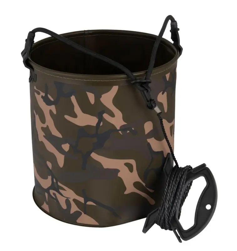 Livrare expres Galeata Pliabila EVA Fox Aquos Camo Water Bucket, 24.5x25cm