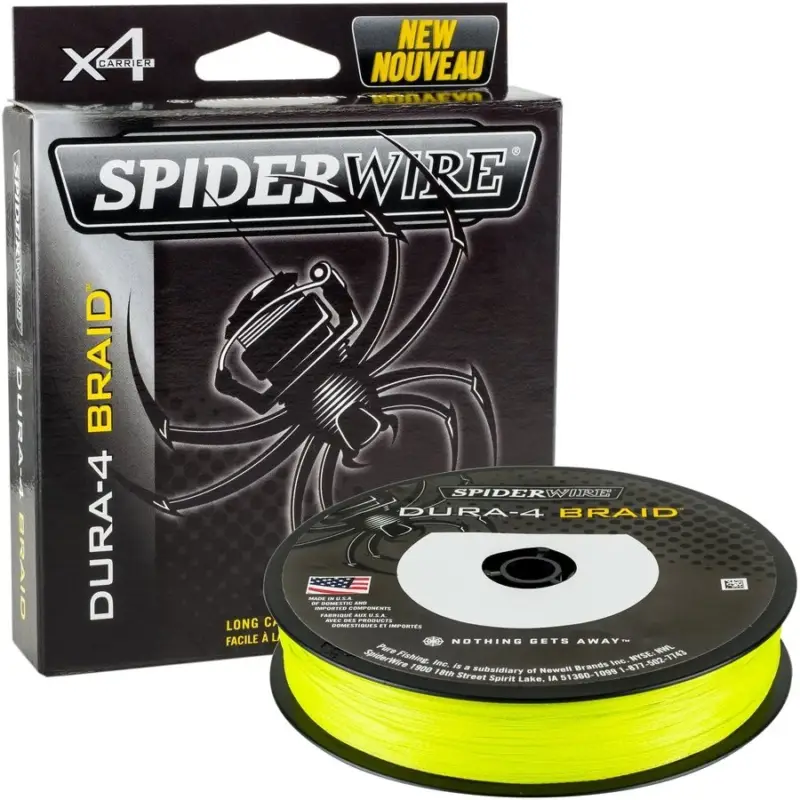 Plată securizată Fir Textil Spiderwire Dura-4 Braid, Yellow, 150m