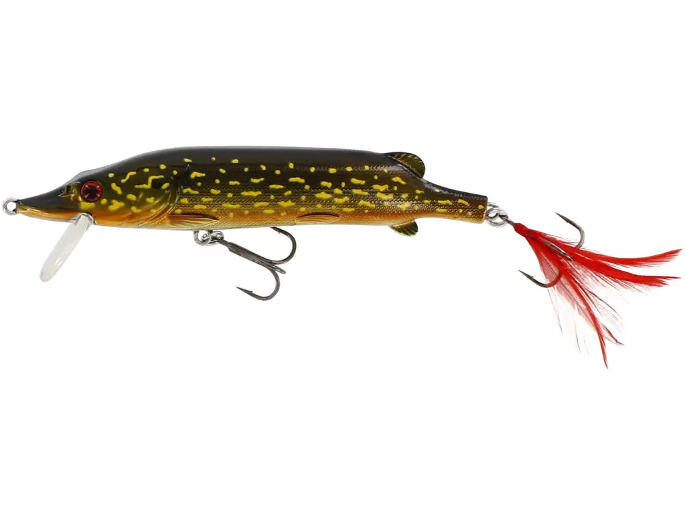 Livrare rapidă Vobler Mike The Pike Crankbait, 14cm, 30g, Floating, Culoare Metal Pike