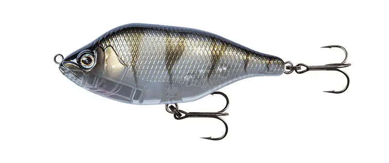 Plată sigură Vobler FOX Rage Hitcher Jerk & Twitch, UV Striped Shiner, 8cm, 20g NHL400