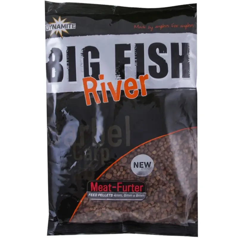 Reducere specială Mix de Pelete Dynamite Baits Big Fish River Feed Pellets, 1.8kg