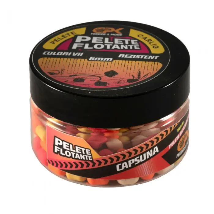 Pelete de Carlig Flotante CPK Feeder, 6mm, 25g/cutie Popular