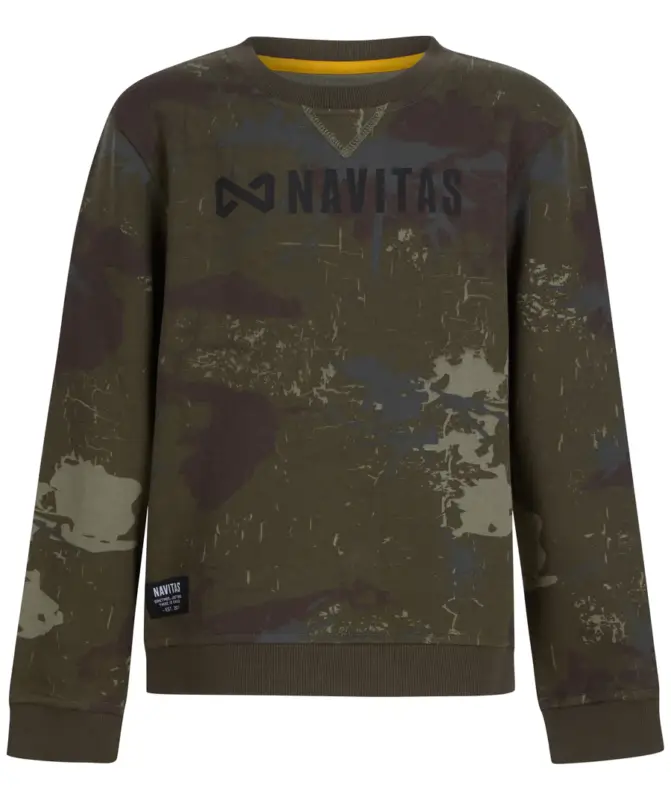 Preț mic Bluza pentru Copii Navitas Identity Camo Kids Sweatshirt