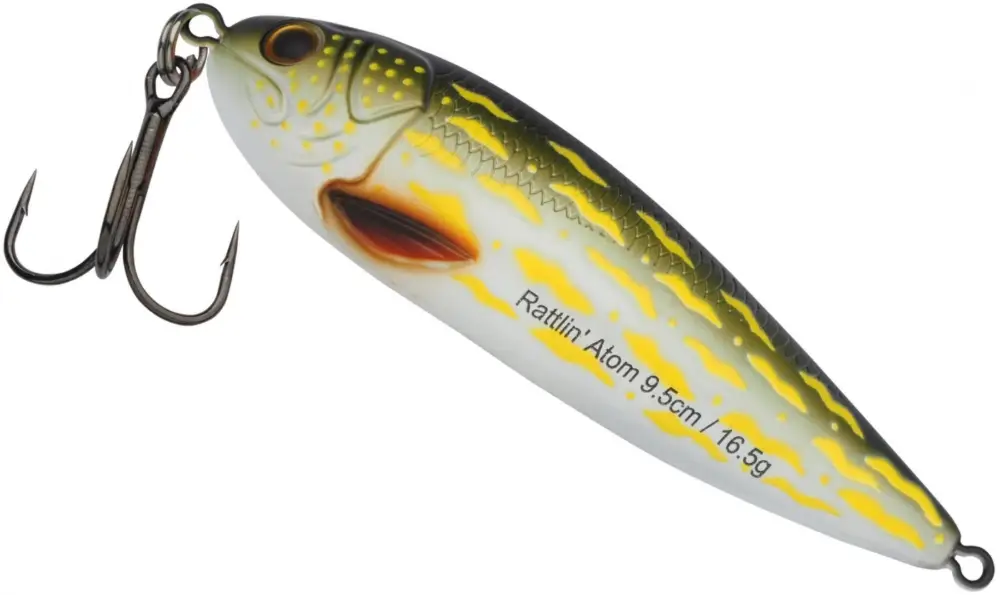 Super ofertă Lingurita Rattlin' Abu Garcia Atom, Pike, 9.5cm, 16.5g