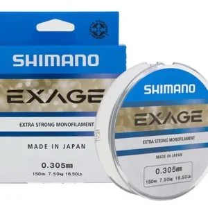 Promoție Fir Monofilament Shimano Line Exage 150m, 0.225mm, 4.4kg, Steel Grey