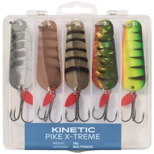 Set Lingurite Oscilante Kinetic Pike X-treme Spoon Set, 20g, 5buc Ofertă exclusivă