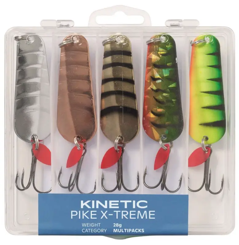Set Lingurite Oscilante Kinetic Pike X-treme Spoon Set, 20g, 5buc Ofertă exclusivă