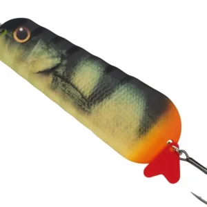 Lingurita Oscilanta Abu Garcia Atom Pro, Fire Perch, 7.5cm, 20g Super ofertă
