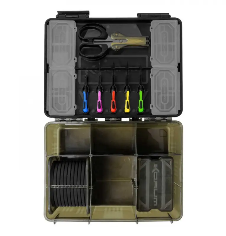 Cutie Completa Accesorii si Unelte Korum Tackle Blox Fully Loaded, 19.6x25x9.1cm Preț promoțional
