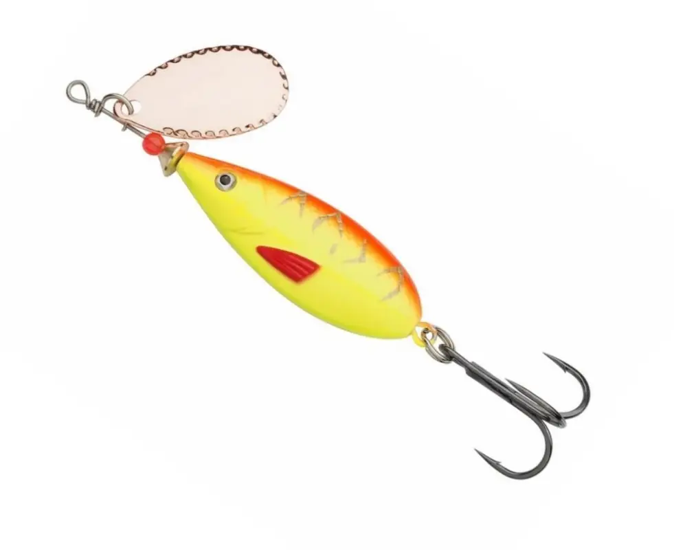 Reduceri Lingura Rotativa Abu Garcia Droppen Maxi Spinners, Red Hot Tiger, 9g