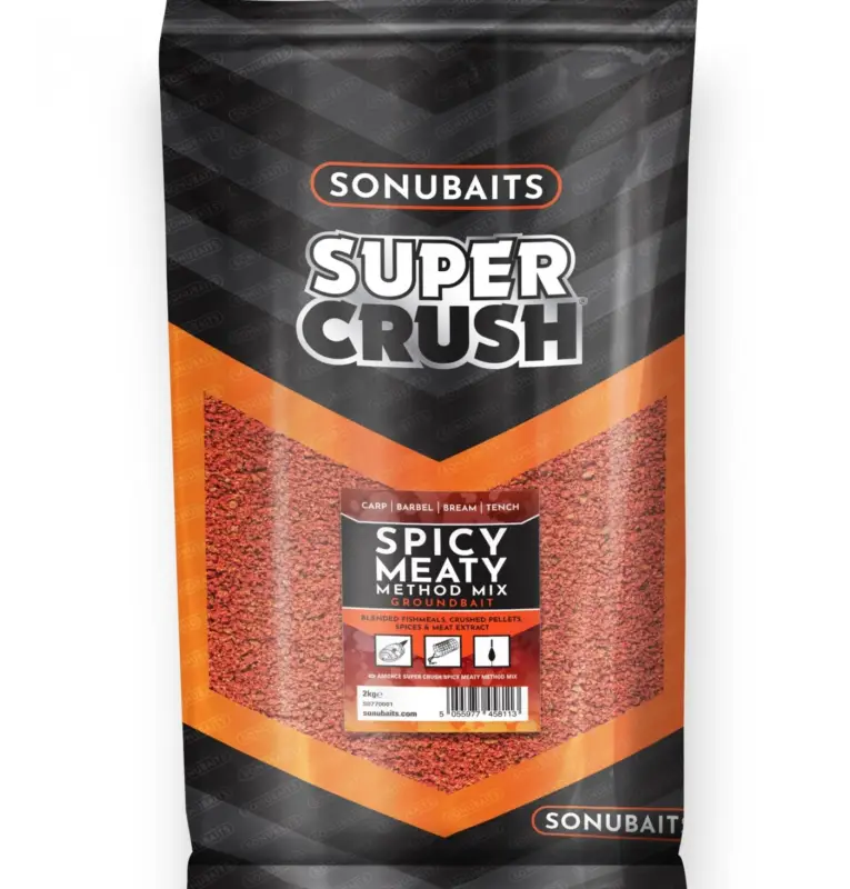 Groundbait Sonubaits Super Crush, Spicy Meaty Method Mix ,2Kg Discount
