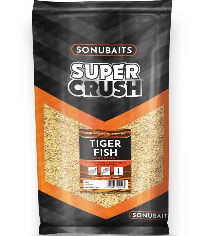 Groundbait Sonubaits Super Crush ,Tiger Fish, 2kg Reducere specială