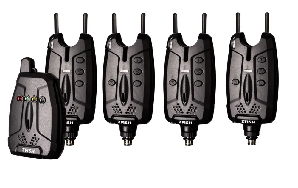 Set Avertizori-Senzori Pescuit ZFish Prime Bite Alarm Wireless + Statie , 4+1 Disponibil imediat