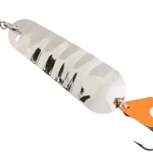 Lingurita Oscilanta Abu Garcia Atom Pro, Silver, 11cm, 55g Cel mai vândut