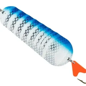 Transport gratuit Lingurita Oscilanta Abu Garcia Atom Pro, Flash S/Blue, 11cm, 55g