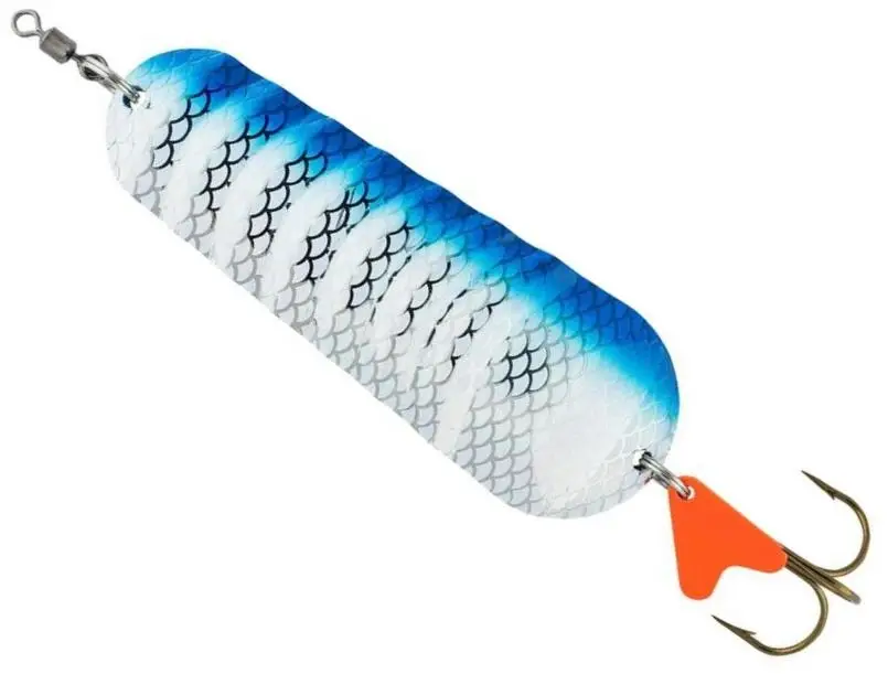 Transport gratuit Lingurita Oscilanta Abu Garcia Atom Pro, Flash S/Blue, 11cm, 55g