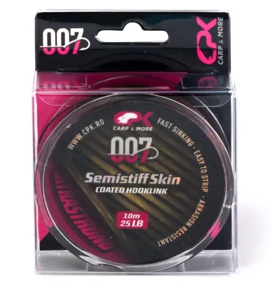 Fir Textil CPK Semistiff Skin Hooklink Brown, 10m Ultima șansă