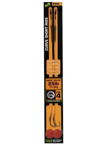 Preț promoțional Rig Fox Edges Curve Short Camotex Semi Stif, 2buc/plic