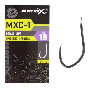 Bestseller Carlige Matrix MXC-1 Barbless Spade End, 10buc/plic