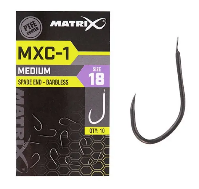 Bestseller Carlige Matrix MXC-1 Barbless Spade End, 10buc/plic