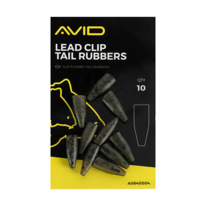 Calitate înaltă Conuri Avid Lead Clip Tail Rubbers, 10buc/plic