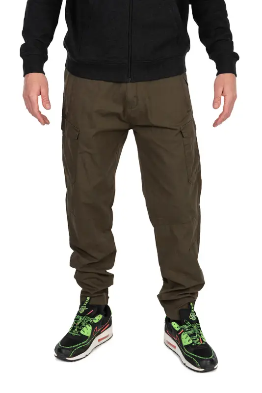 Cumpărături sigure Pantaloni Lungi Fox Collection LW Cargo Trouser Green Black