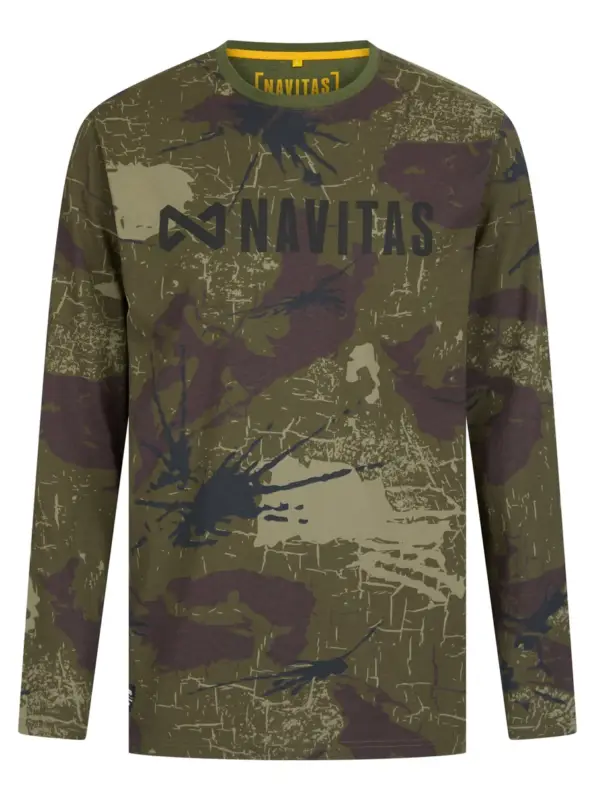 Bluza Navitas Identity Camo Long Sleeve T-Shirt Ieftin