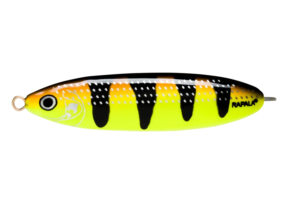Lingurita Oscilanta Antibradis Rapala Minnow Spoon, Culoare (FYBT), 8cm, 22g Transport gratuit