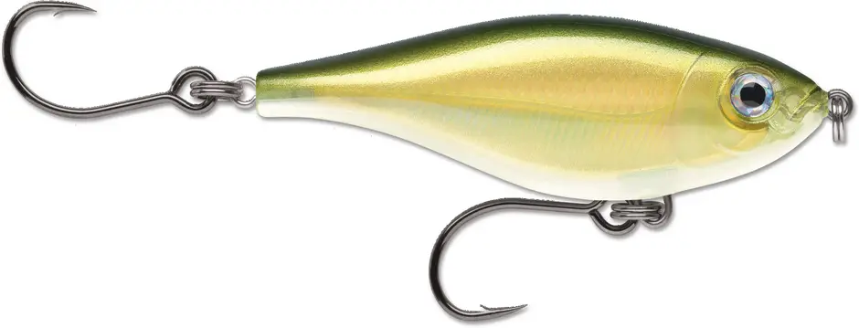 Premium Vobler Rapala X-Rap Twitchin Mullet, Culoare Gold Olive (GO), 6cm, 8g