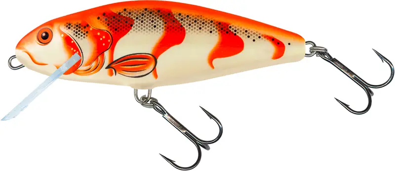 Livrare gratuită Vobler Salmo Perch Floating, Albino Perch, 8cm, 12G