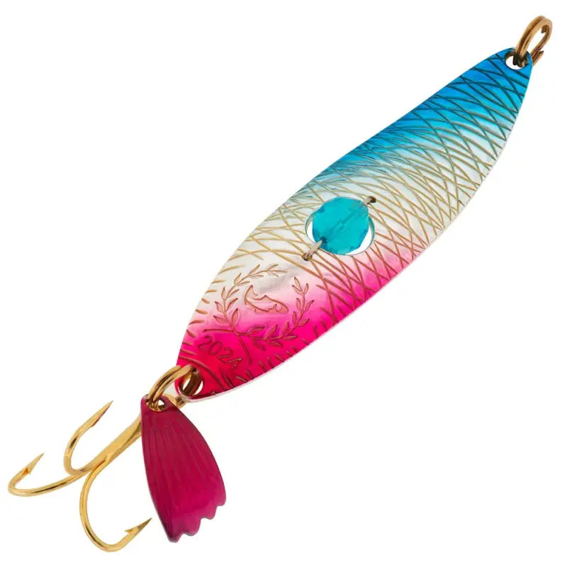 NOU! Lingurita Aniversara Kuusamo Annual Lure 2024 Jubilee 75/16 BLU-Pink-S Reduceri