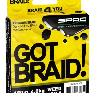 Bestseller Fir Textil Spro Got Braid, Green, 150m