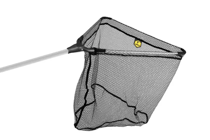 Super ofertă Minciog Telescopic Delphin, Conector V din Plastic si Plasa nu este Cauciucata, 40x40cm, 2 Tronsoane, 1.50m