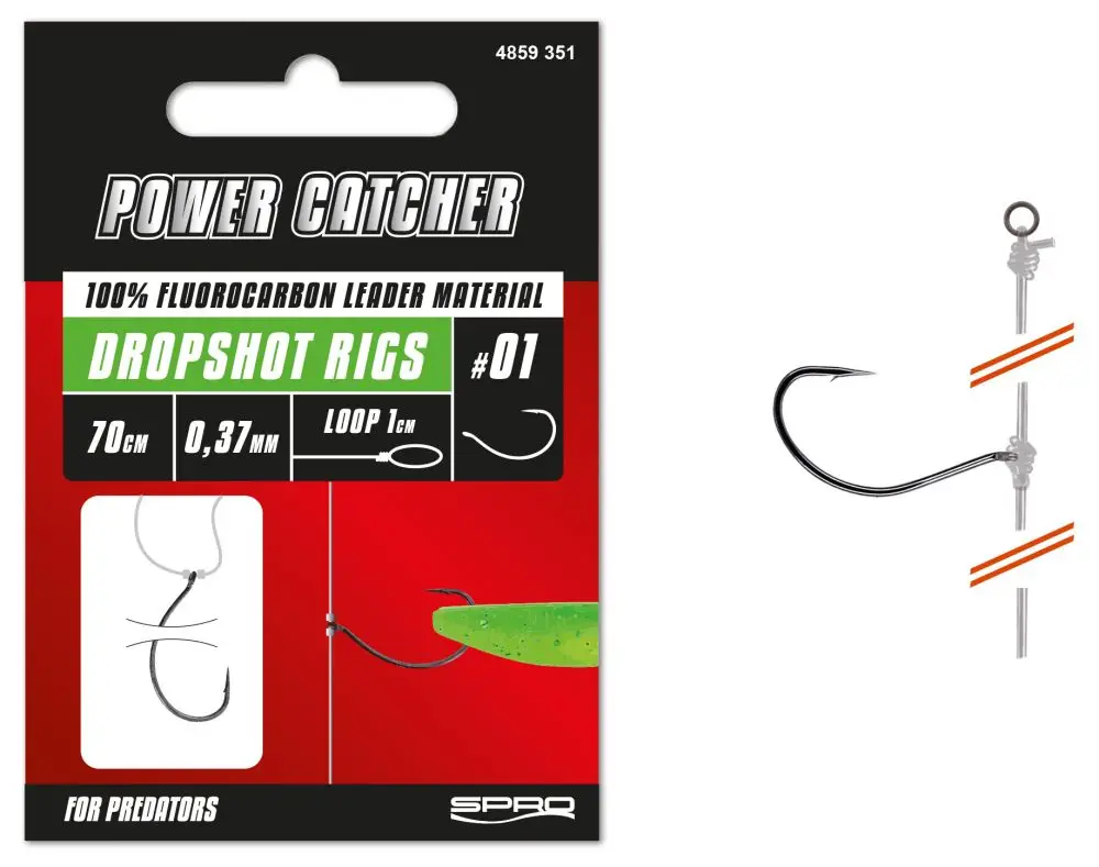 Reducere de preț Montura Spro Drop Shot Rig Nr.2, 0.30mm,70cm
