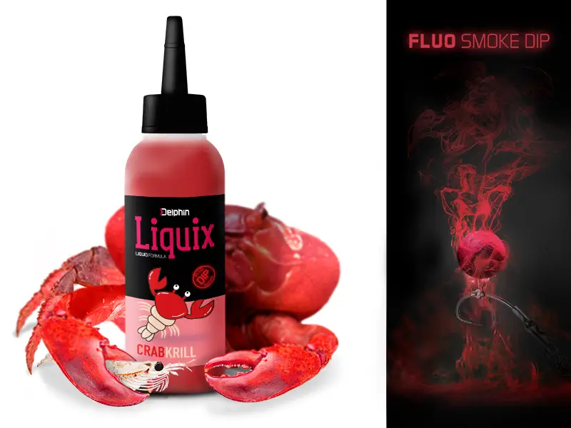 Cumpără online Dip Lichid Fluo Delphin D Snax LiquidX, Crab-Krill,100ml