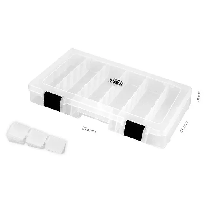 Cutie pentru Accesorii Delphin TBX One 273-6P Clip, 27.3x17.6x4.5cm Retur ușor