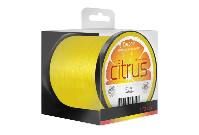 Reduceri Fir Monofilament Delphin Citrus Galben 0,25mm 11lbs 1200m