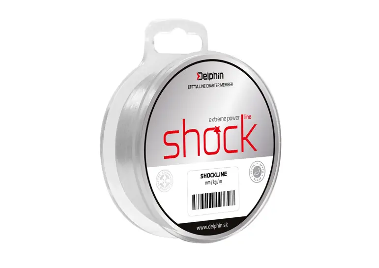 Fir Inaintas Monofilament Delphin Shock Line, Culoare Transparent, 80m Calitate înaltă