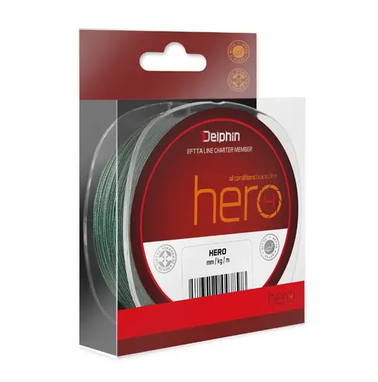 Super ofertă Fir Textil Delphin Hero, Verde, 117m
