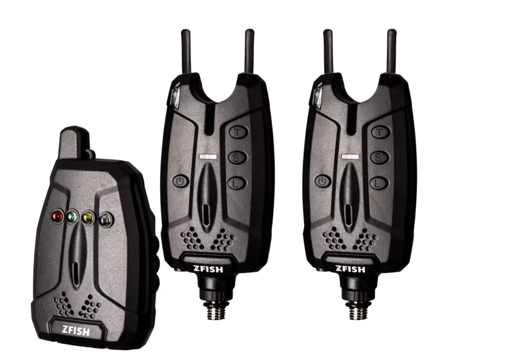 Set Avertizori-Senzori Pescuit ZFish Prime Bite Alarm Wireless + Statie, 2+1 Cumpărături sigure