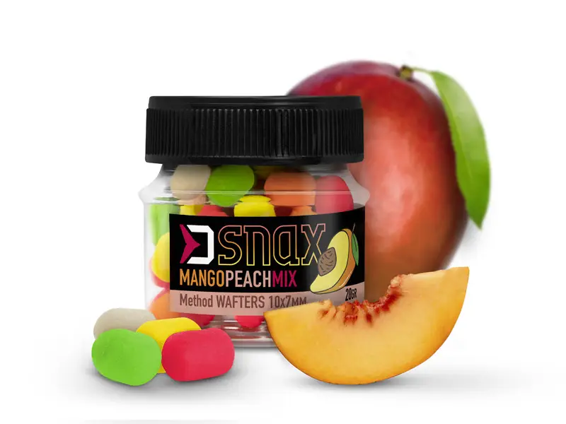 Wafters Delphin D Snax Mix Waft,Mango-Piersica,10x7mm, 20g/borcan Bestseller