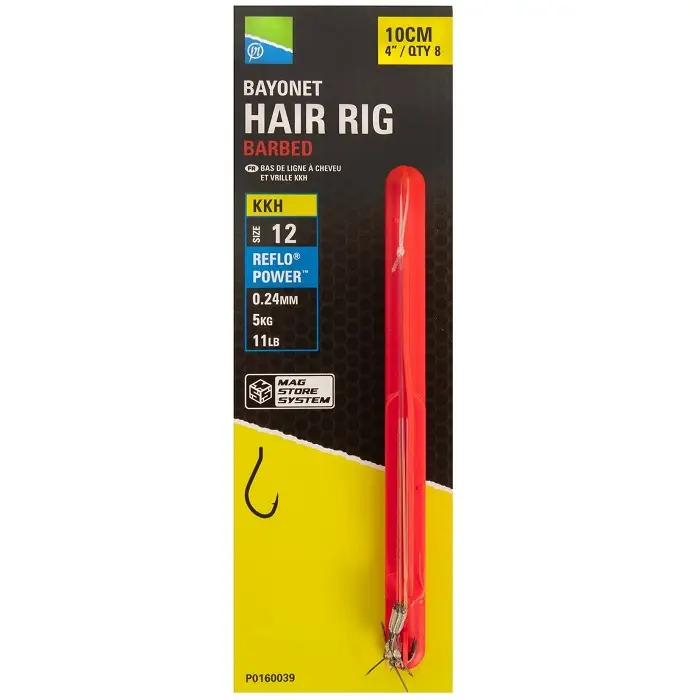 Ofertă specială Monturi Preston Bayonets Hair Rigs, 10cm, 8buc/plic